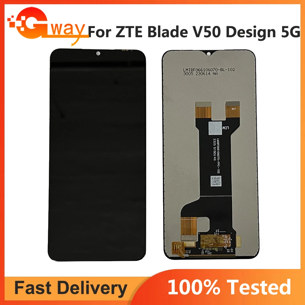 Original 6.6 Inch LCD For ZTE Blade V50 Design 5G LCD DIsplay Touch Screen Digitizer Assembly For ZTE Blade V50Design 5G LCD