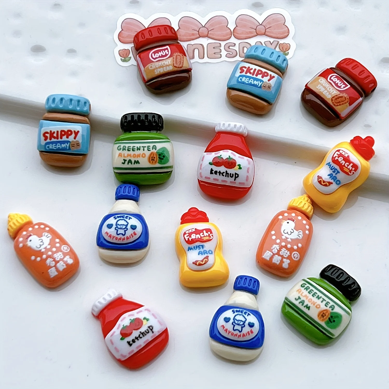 8pcs Cute Seasoning Bottle Refrigerator Magnets Kawaii Refrigerator Magnets Whiteboard Stickers Decorative Refrigerator Magnets