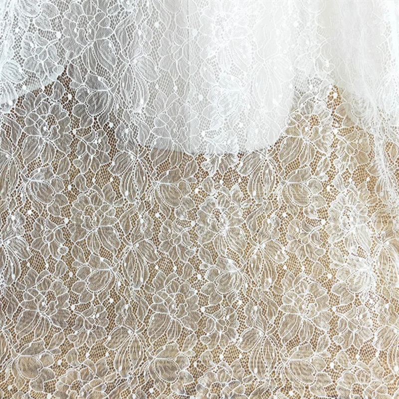 New mesh sequins flower base soft lace wedding dress children\'s clothes curtain dress bag decorative fabric RS3620