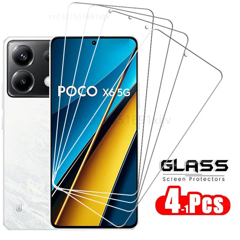 Full Glue Glass For Poco X6 5G Tempered Glass For Xiaomi Poco X6 Screen Protector HD Protective Phone Film Poco X6 inch 6.67\