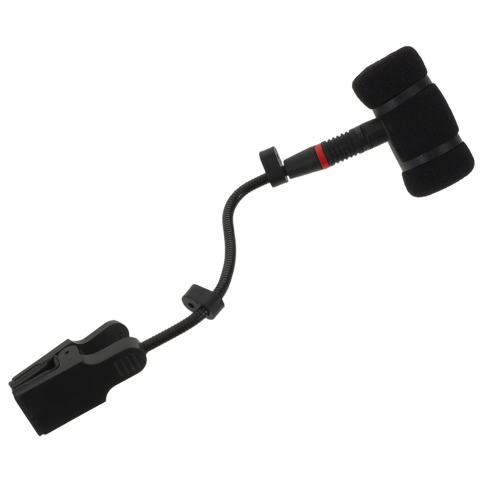 

Saxophone Mic Clip Wireless Adjustable Instrument Mic Holder Clamp Performance Accessory for Brass Woodwind Microphone Mount