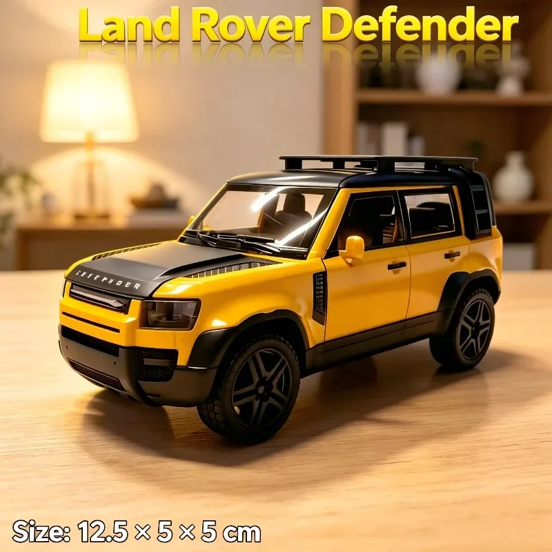 1:36 Boxy Off-road SUV Diecast Alloy Car Model, Pull Back Toy with Openable Doors, Desktop Collection Ornament view 5