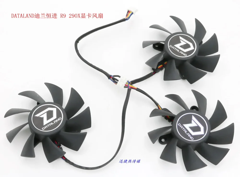 Original PLA08015D12HH 12V 0.35A for DATALAND PowerColor R9 290 / 290X Graphics Video Card Cooling Fan