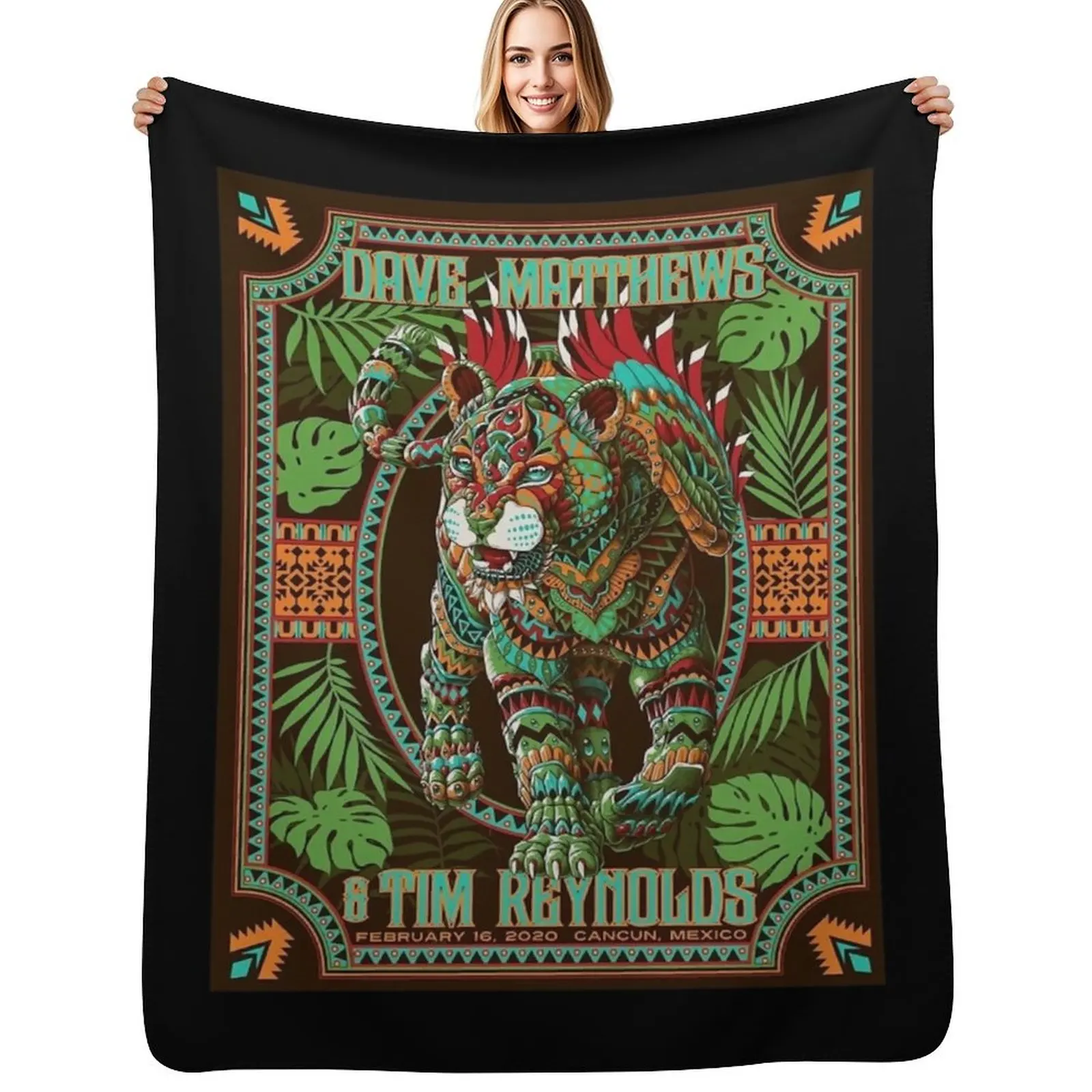 

More Then Awesome DMB16020 And Tim Reynolde Cancun Mexico Halloween Throw Blanket Warm Multi-Purpose Blankets
