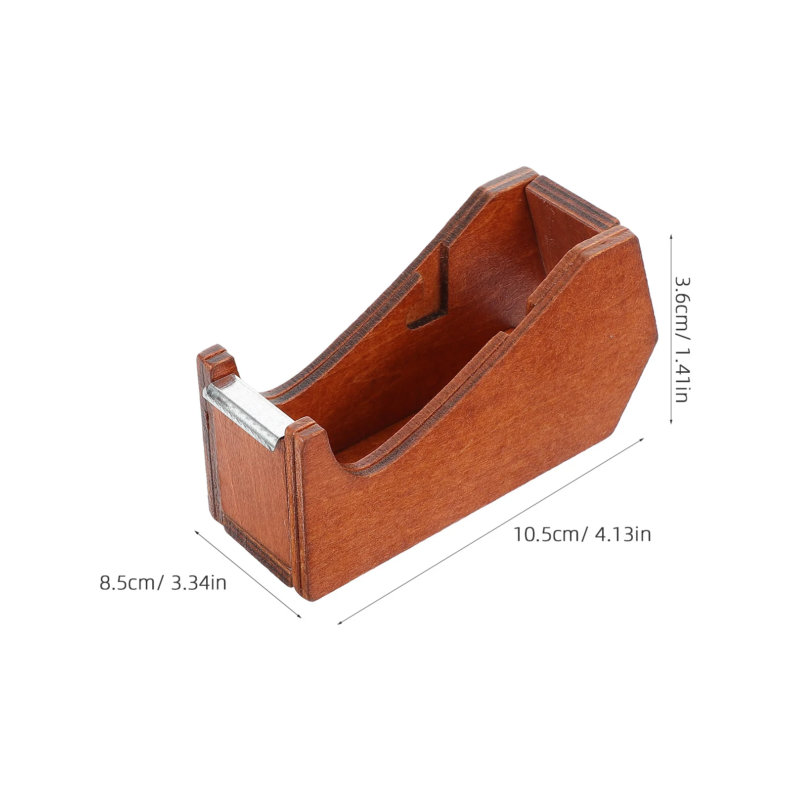 شكل حيوان موزع الشريط الخشبي حامل سطح المكتب للوازم المكتبية قاطع الشريط الصغير منظم مكتب عملي فعال
