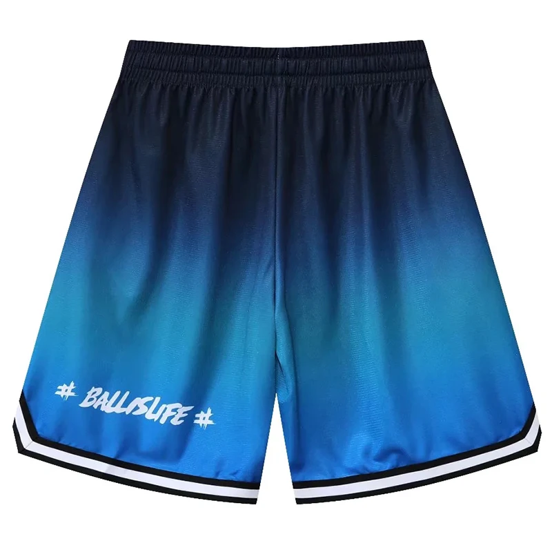 2024 New Basketball Shorts Training Men Active Shorts Loose Pockets Cycling Exercise Training Running Gum Sports Bottom Clothes