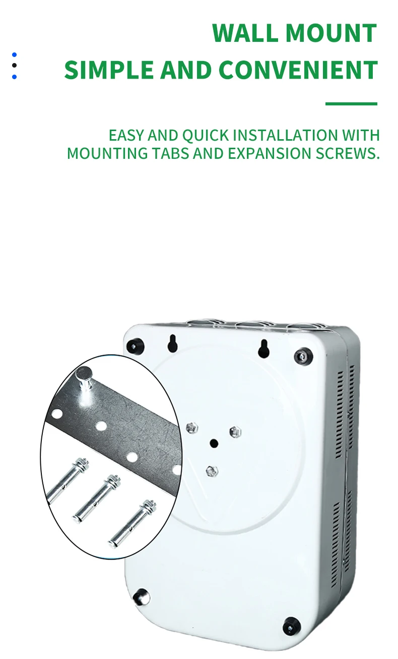 Factory Direct TSD-5000W Wall Mounted Voltage Regulators/Stabilizers Single Phase LCD Displays Stabilizers Appliances