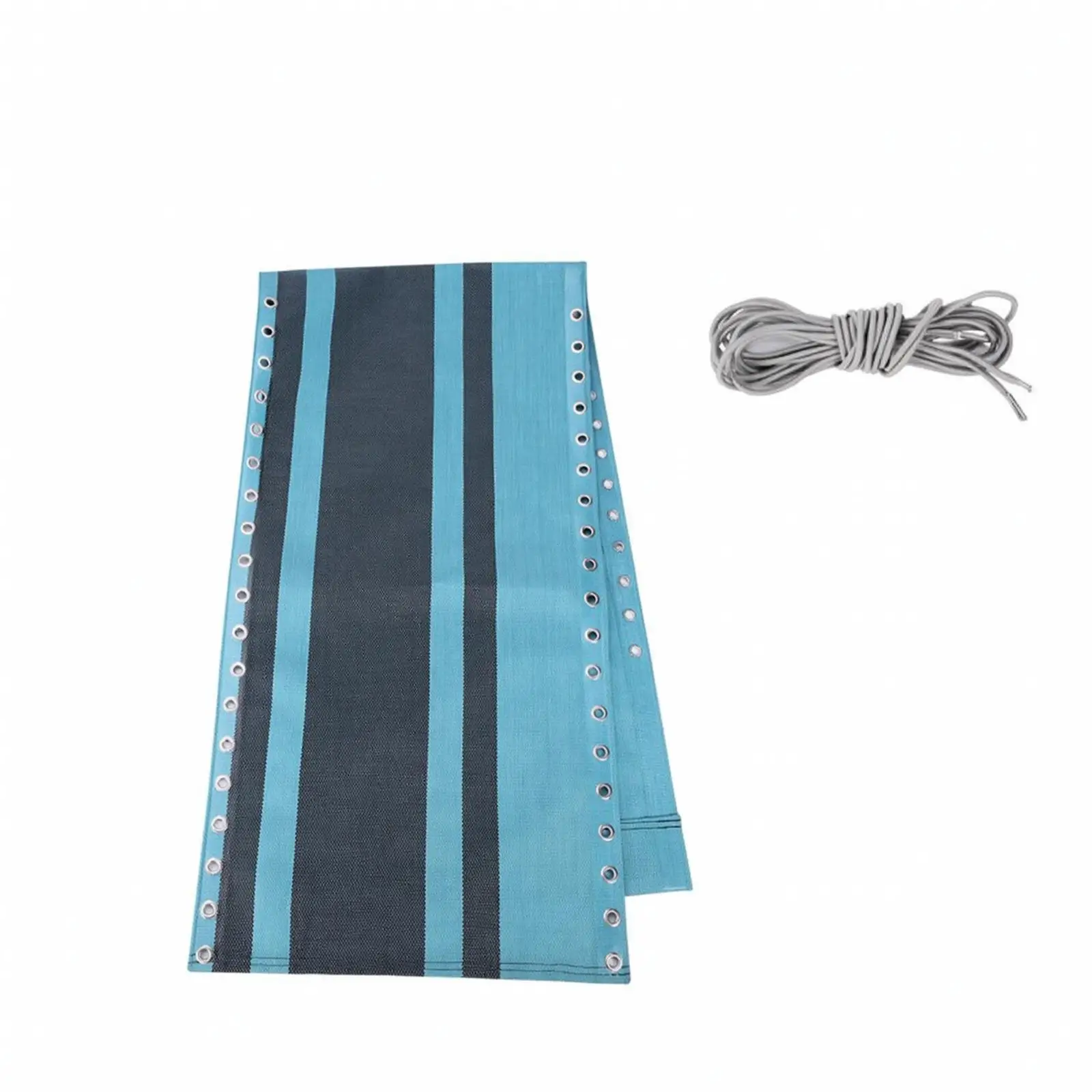 Woven Beach Lounger Cover Fabric Replacement for Folding Chair with Straps