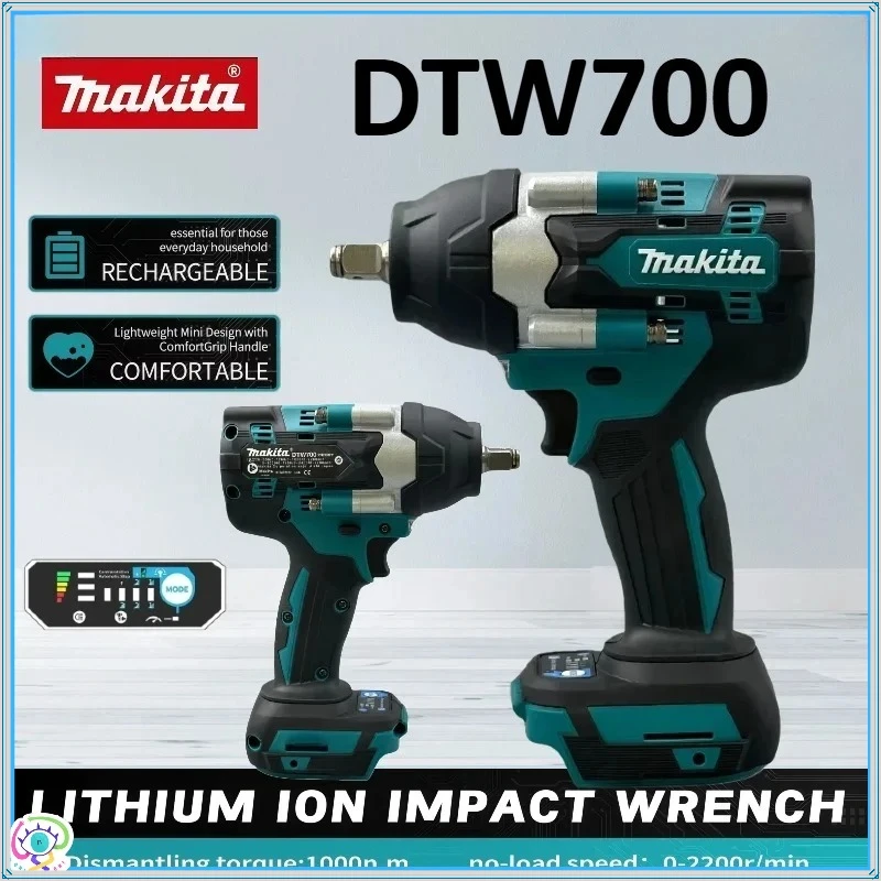 

Makita DTW700 Torque Wrench ToolBrushless Electric Wrench Cordless Drill Screwdriver Free Delivery Large Torque Power Tool