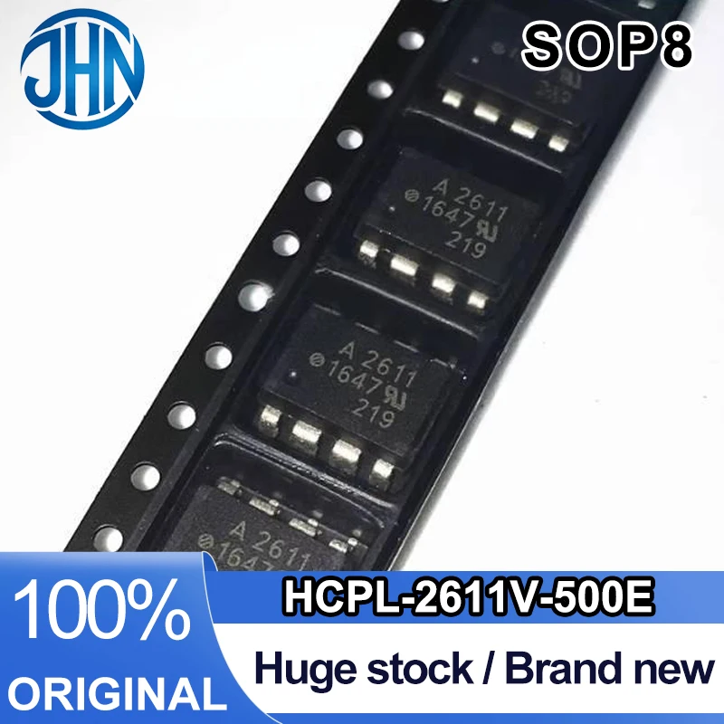 (2-5piece)100% New HCPL-2611V-500E SOP8 Chipset Professional one-stop ordering Adequate stock Electronics component