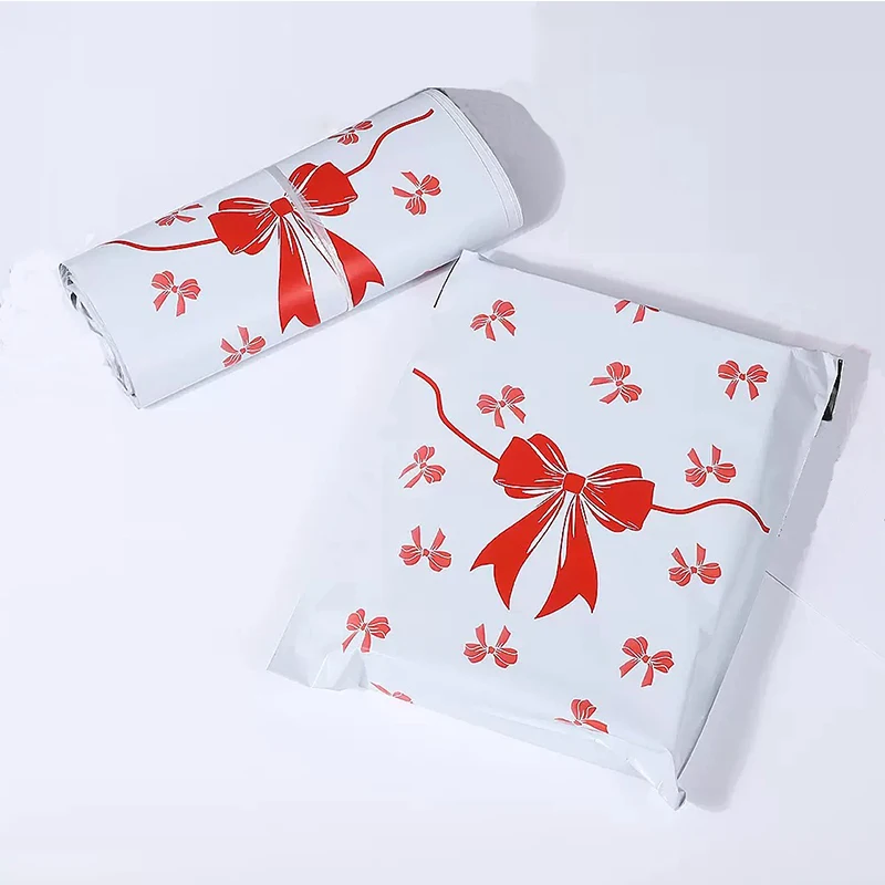 Kép 3: 50pcs/package Pink Meghajlás Alakszerű Olvasottság Öltözés Csomagolás Olvasottság Alakszerű Áttesz vmibe Csomagolás Olvasottság thickened színben Alakszerű borítékot Hosszúnadrág