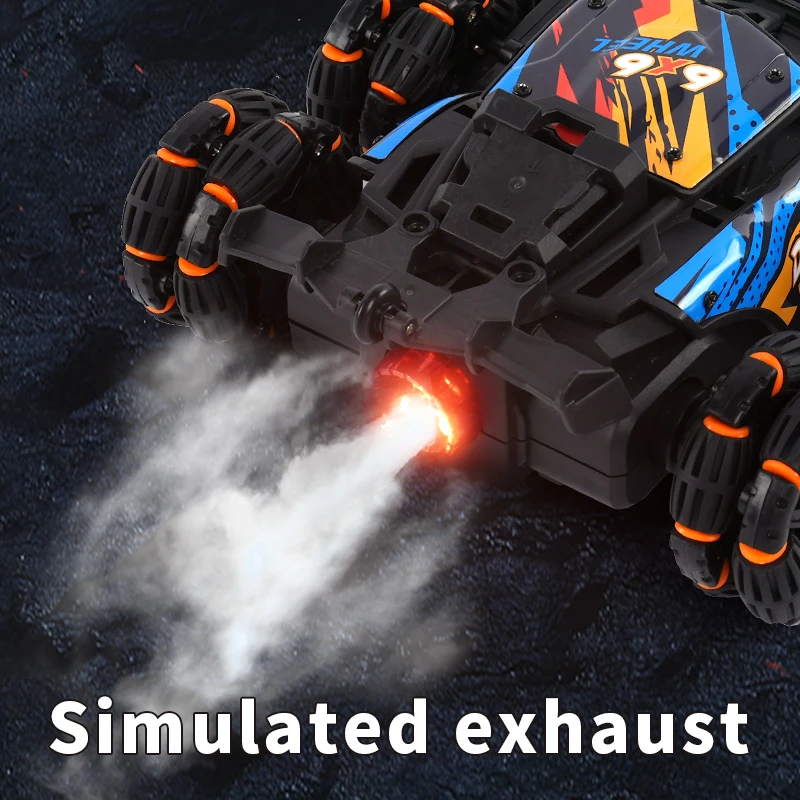 Coche de carreras con control remoto para niños, vehículo de juguete con 8/6 neumáticos, ideal para regalo de cumpleaños