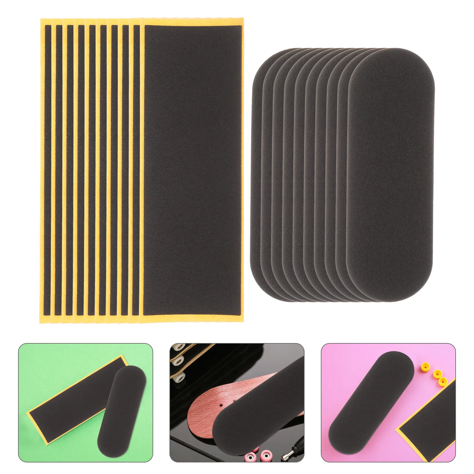 20 stuks hoge rebound antislipstickers tape skateboard schuimgreep vingeraccessoires