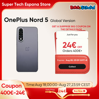 Oneplus Nord 5 Smartphone 5g Snapdragon 8S Gen 3 6.83”Amoled Display 144 Hz 5200Mah 80W Supervooc Charging 50Mp Dual Cameras