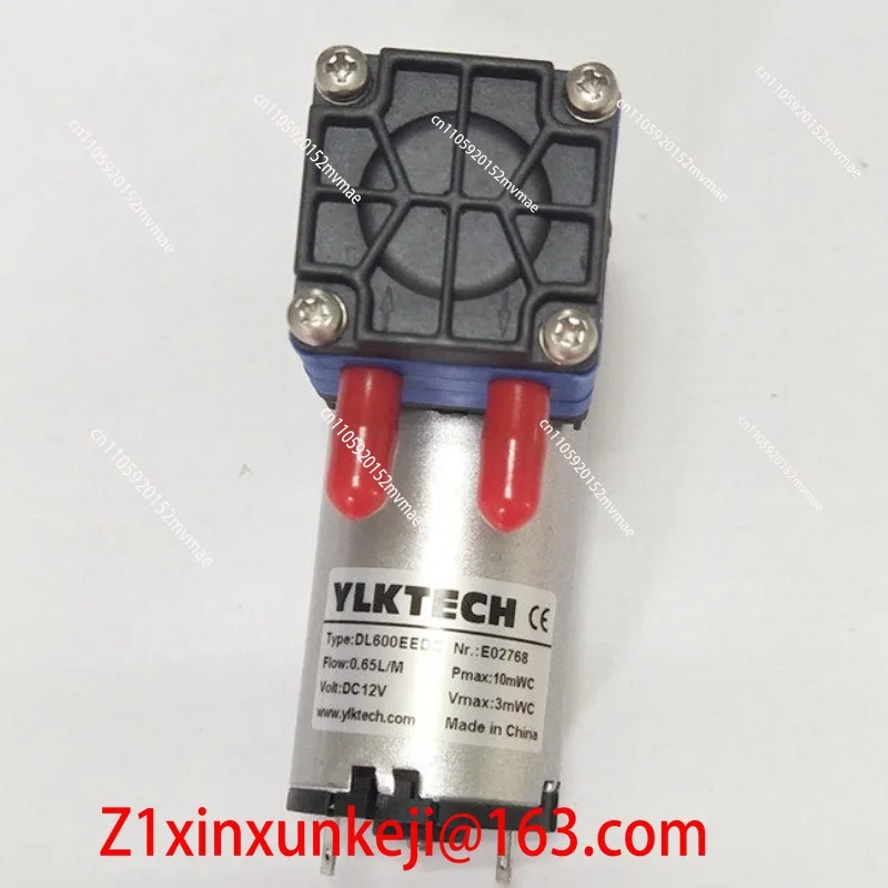 DL600EEDC Micro Diaphragm Liquid Pump DC 12V 24V 0.65L/min Self-priming Oil Free Mini Water Pump