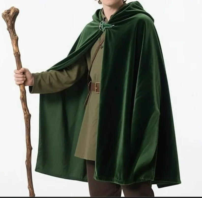 

Волшебный аниме Bilbo Baggins, плащ, накидка, карнавальный костюм на Хэллоуин, Рождество, хоббит, багги, косплей, маскировка, одежда для выступлений