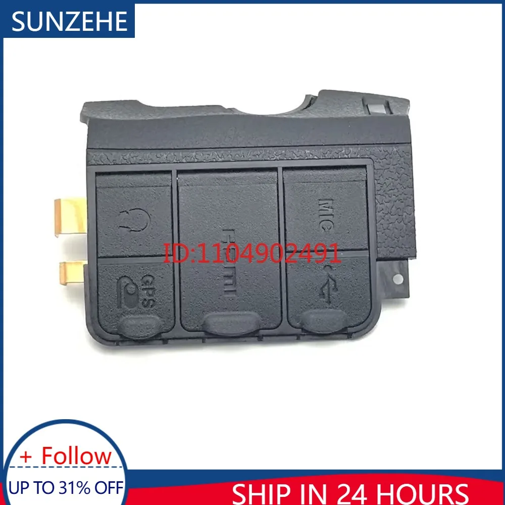 

Новый оригинальный USB-крышка HDMI-совместимый микрофонный колпачок интерфейсная крышка USB резиновая крышка дверцы для Nikon D7100 D7200 запасная часть для камеры