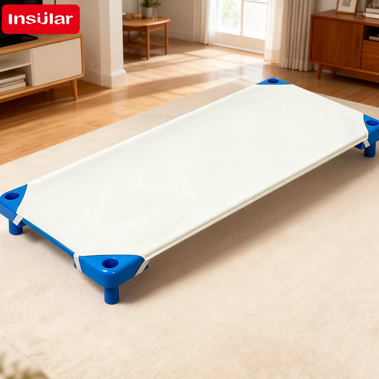 ملاءات سرير للأطفال 4-الزاوية الأربطة المطاطية الثابتة رياض الأطفال المجهزة ورقة فضفاضة ضيقة سلسلة الاطفال قيلولة غطاء المهد 51*23 بوصة