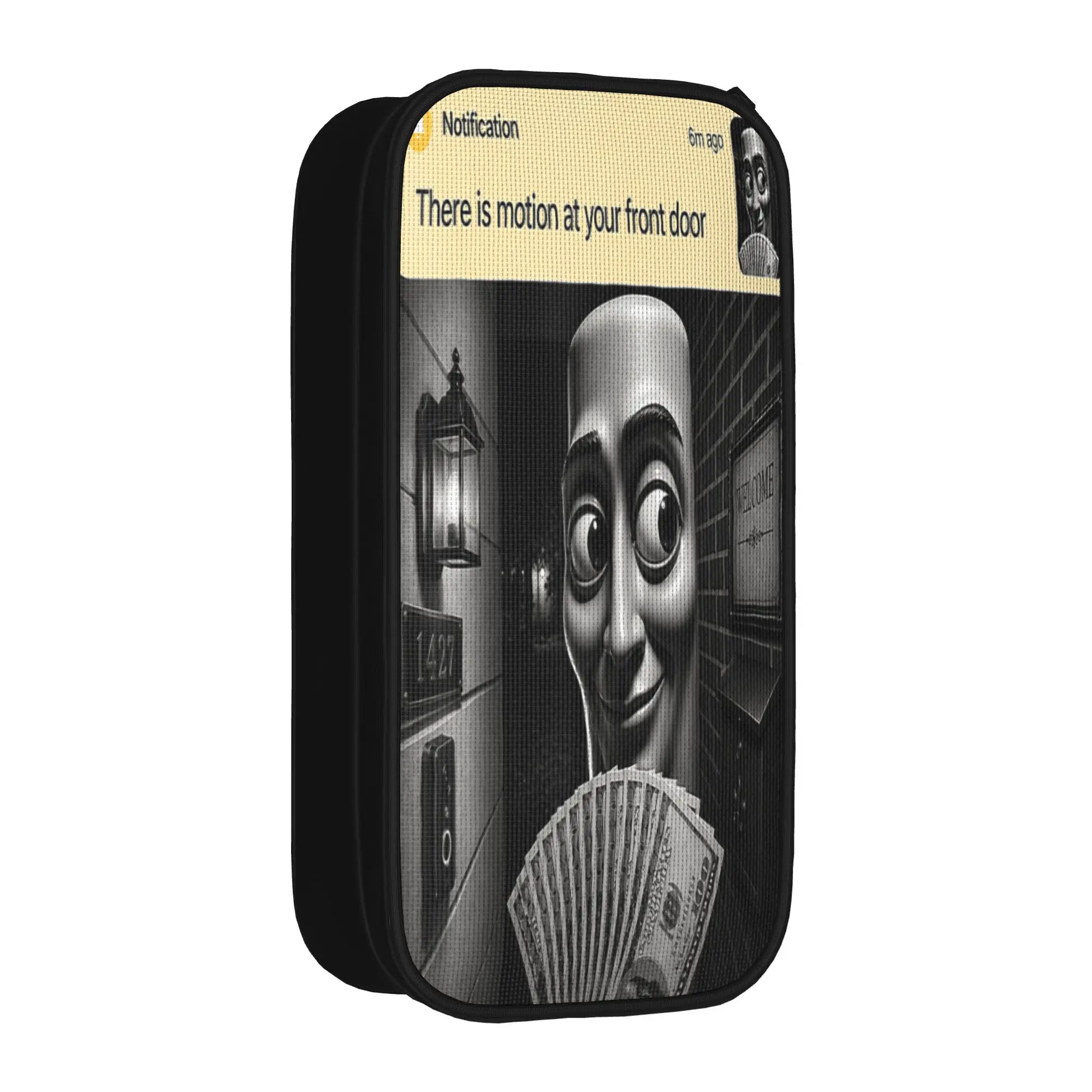 Lovely Pencil Case Tung Tung Tung Sahur Motion at Your Front Door Meme Italian Pencil Bag Students School Pencil Cases