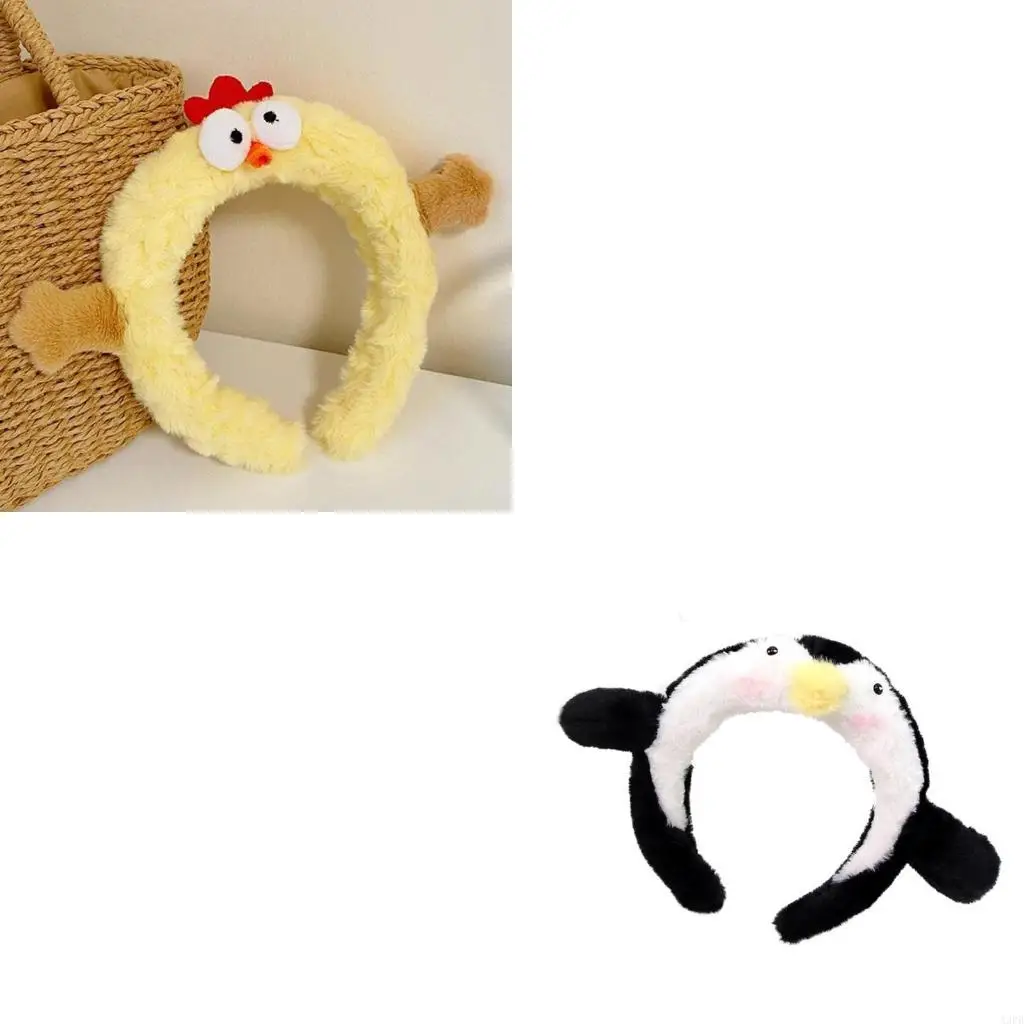 

Novelty Hairbands Headband Funny Furry Chicken Doll Costume Decorative Headpiece
