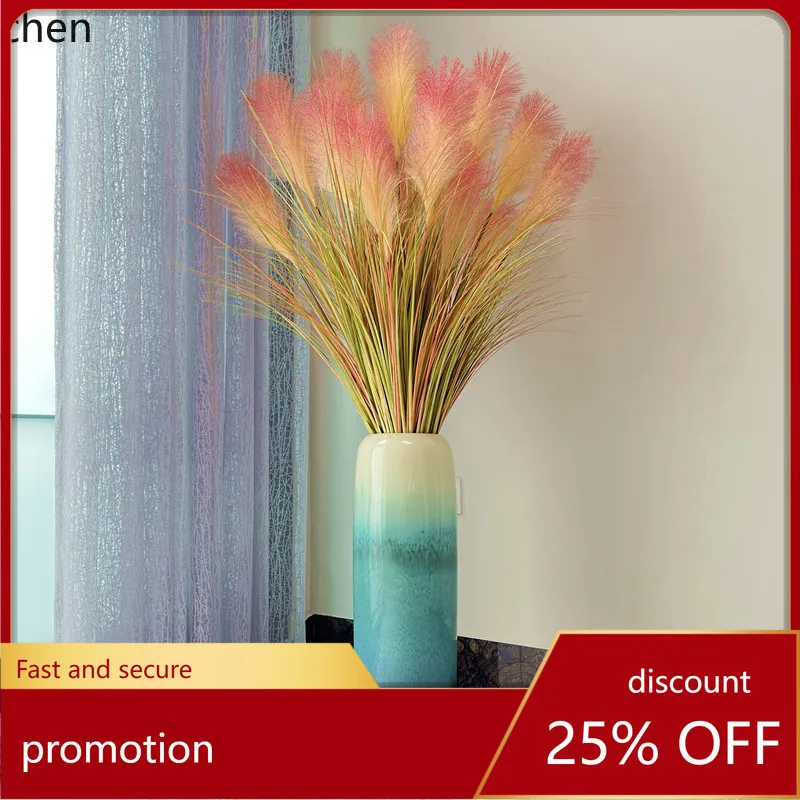 

Искусственный цветок из тростника HT Large Reed Grass, напольный, для декора интерьера гостиной, украшение для ландшафтного дизайна