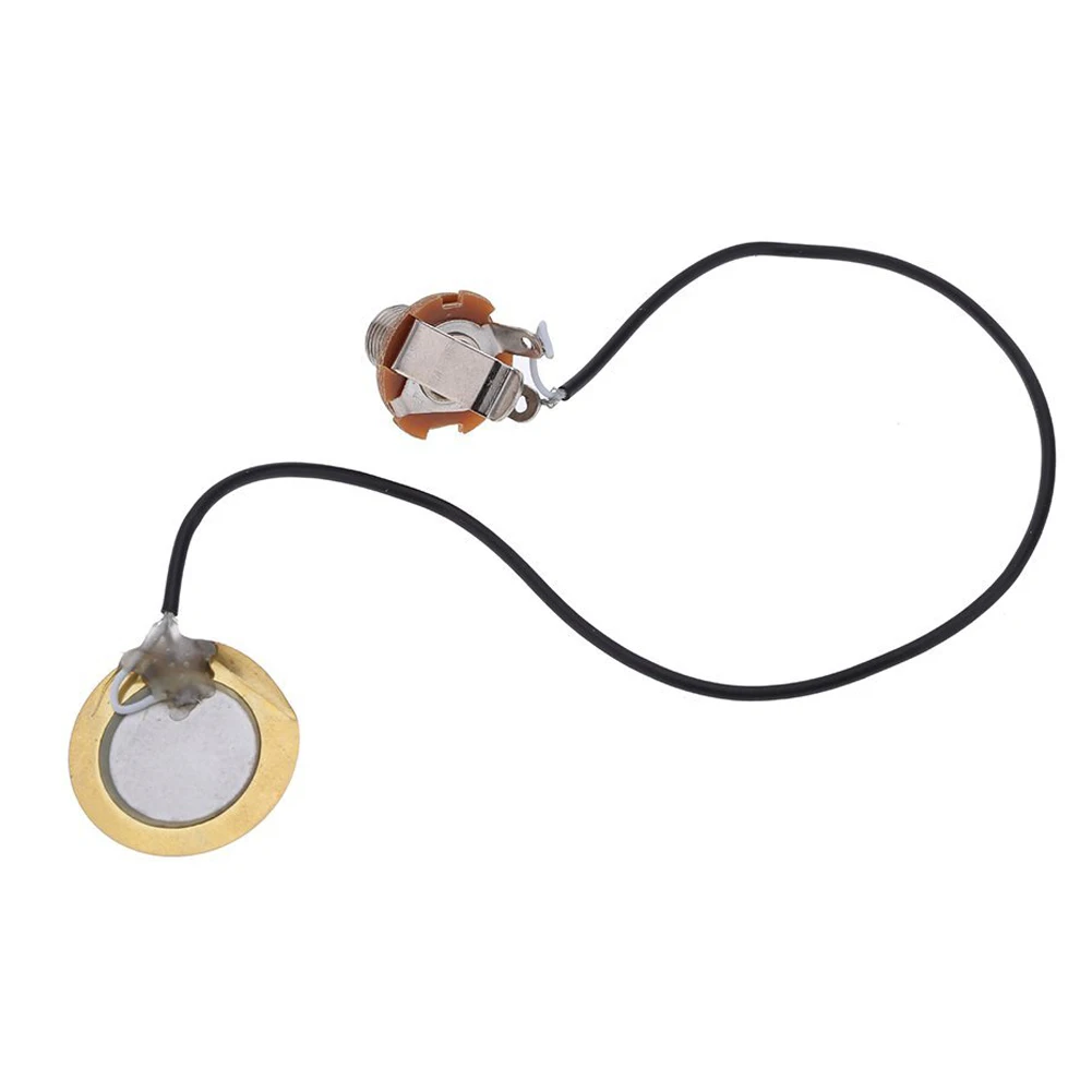 لاقط بيزو محول لاقط مجموعة الأسلاك التقاطات ذاتية اللصق مسبقا مكبر للصوت لاقط محول للجيتار الصوتي القيثارة