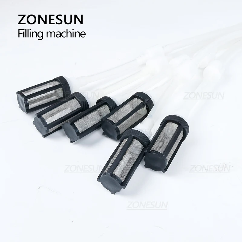 ZONESUN ZS-DPYT6P شبه التلقائي ستة فوهات عصير الحليب السائل ماكينة حشو زيت الماء قنية للأغراض الصيدلانية حشو 50-4000 مللي