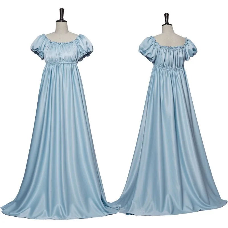 Women Gothic Lolita Dress XS-3XL Bridgerton Medieval Victorian Gown Retro Ball Gown Cosplay Stage Costume Dress Up Clothes