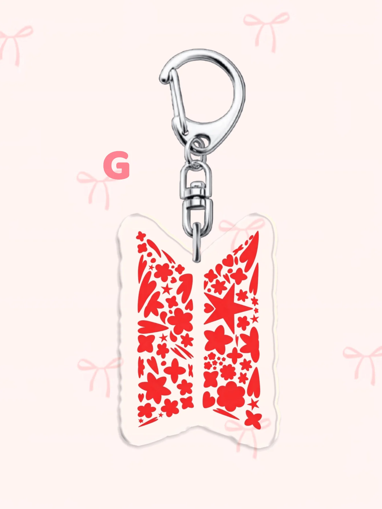 

1pc/7pcs Red & Blue ARMY Acrylic Keychain, Printed With ARIRANG And Keep Swimming Pattern, K-Pop Fan Pendant, Perfect Gift For A