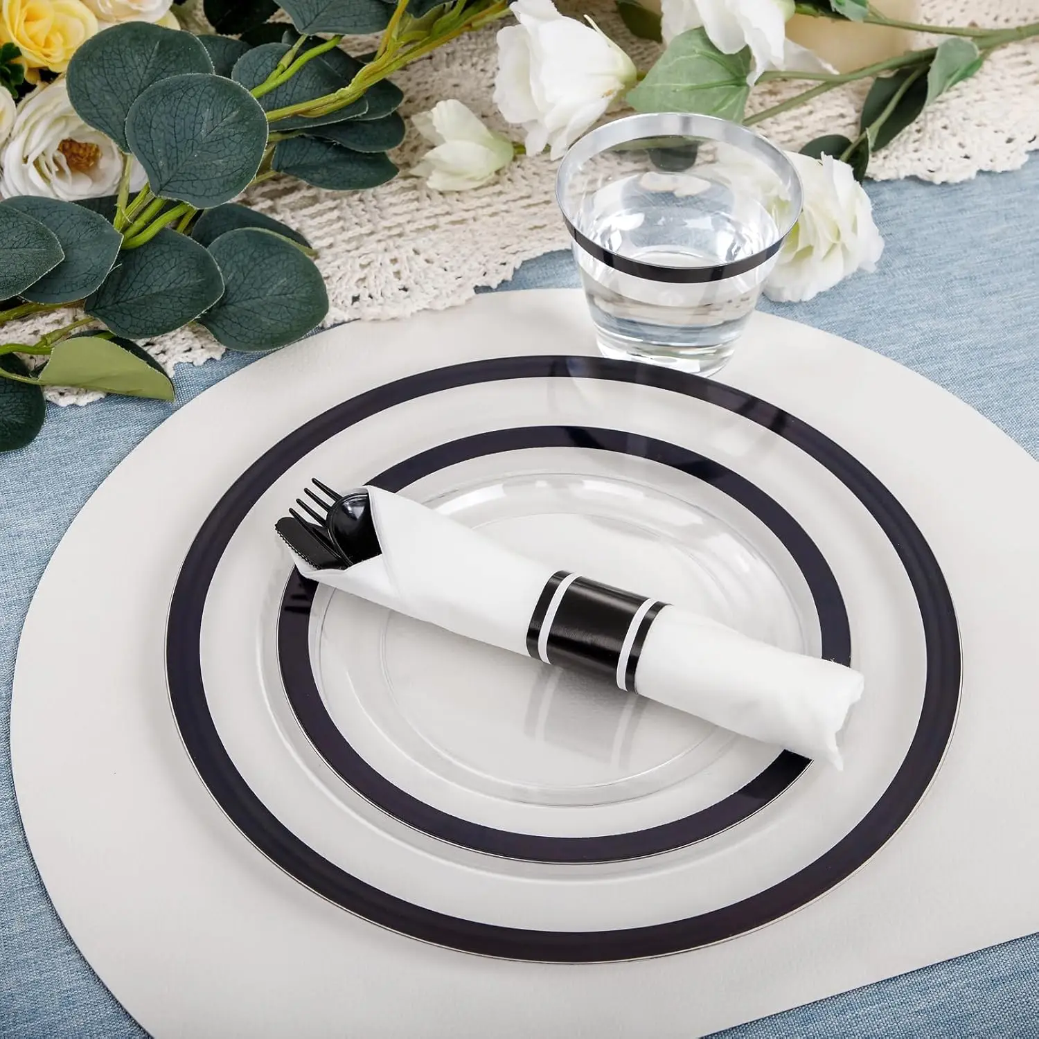 350 Pcs Clear And B… - image