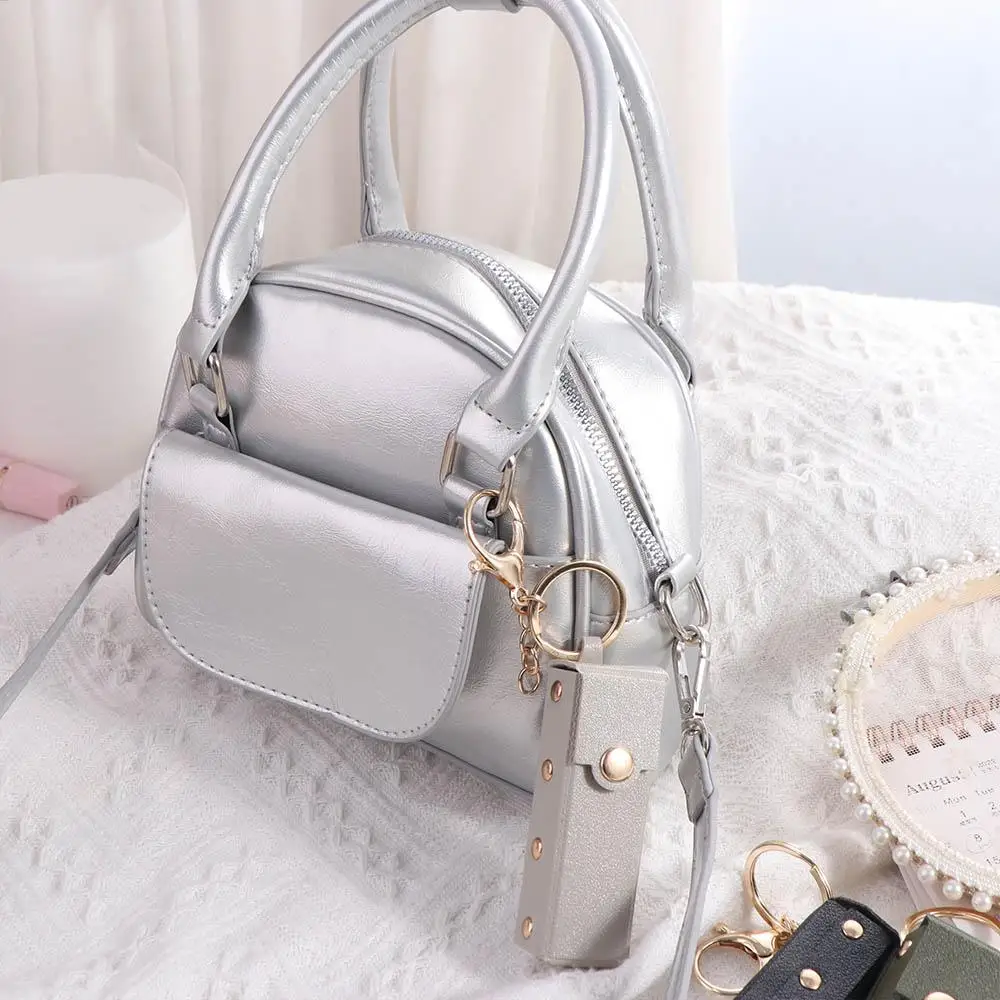 

Mini Waterproof Lipstick Bag With Keychain Soft Leather Lipstick Pouch Storage Bag Lip Gloss Bag Cosmetic