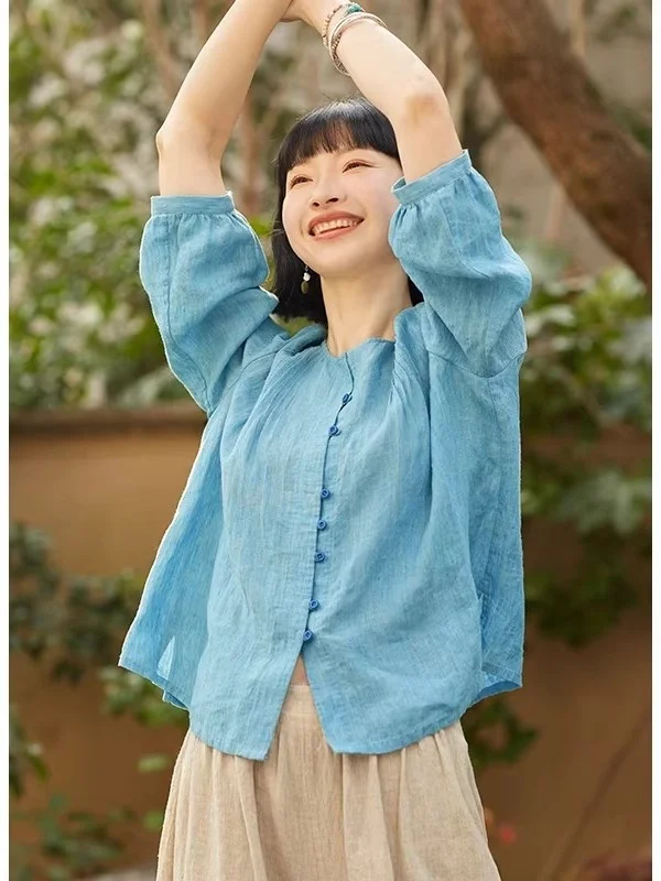 

Свободная женская повседневная футболка на весну-лето, больших размеров, из дышащего полиэстера, с круглым вырезом, средней длины