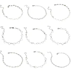 1 Piece 304 Stainless Steel Handmade Link Chain Anklet For Women Silver Color Leg Chain Foot Ankle Bracelets Jewelry Gift