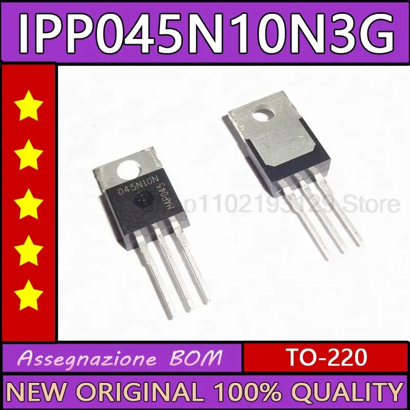 

10PCS IPP045N10N3G TO-220.