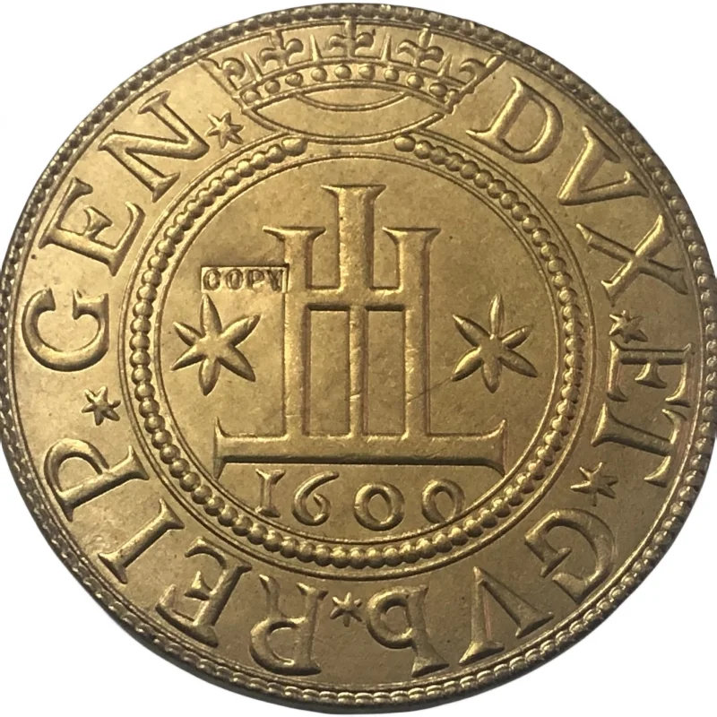 

1600 Republic of Genoa (Italian states) 5 Doppie - Conrad II