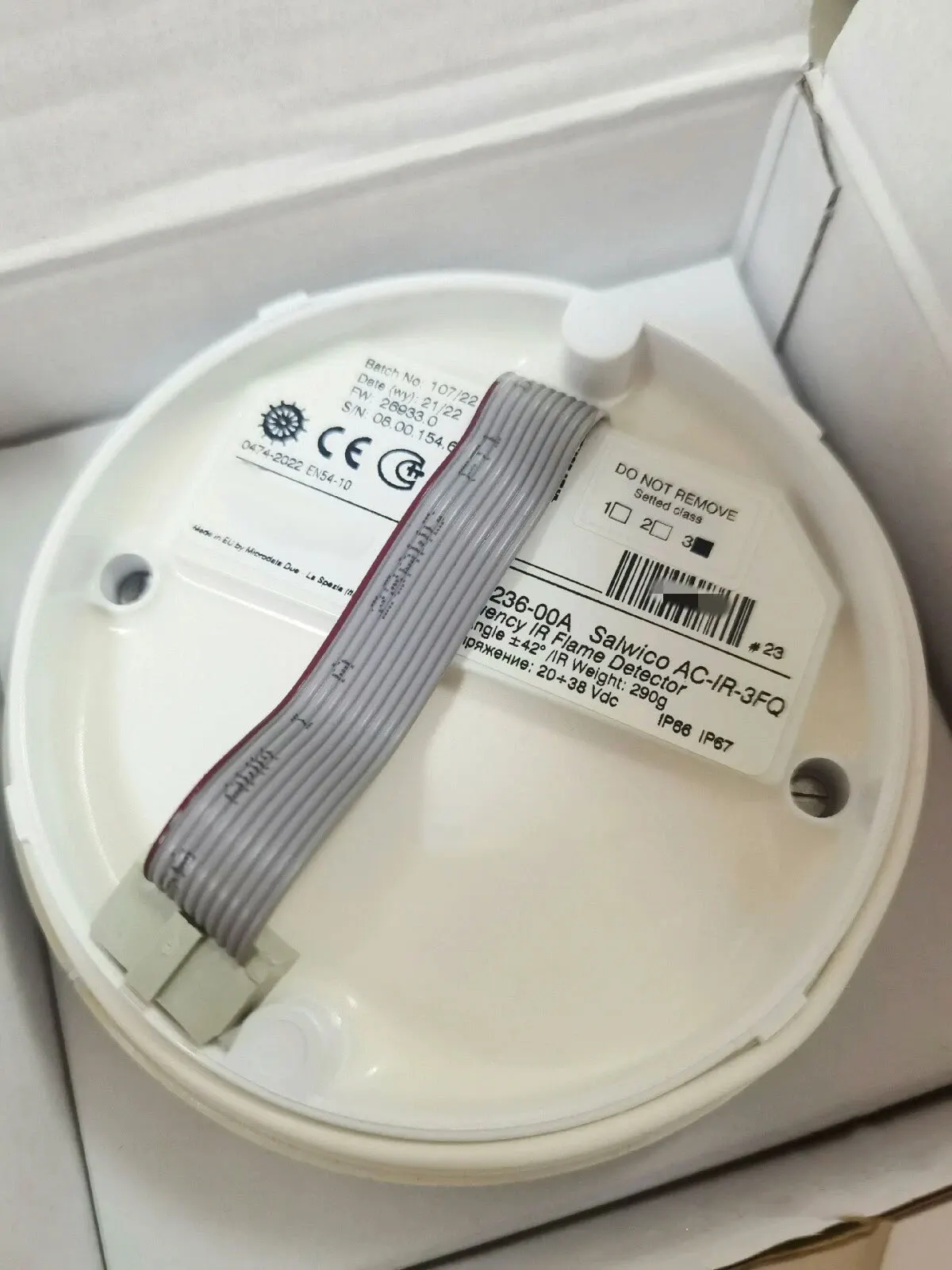 

Brand New 5200236-00A Triple Frequency IR Flame Dtector Salwico AC-IR-3FQ One Year Warranty