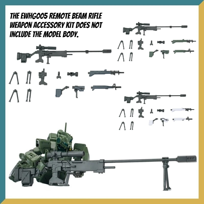 Nuevo EW HG 1/144 G005, accesorios para Rifle de haz remoto modificado, paquete de figuras, modelo ensamblado, colección de juguetes, regalo