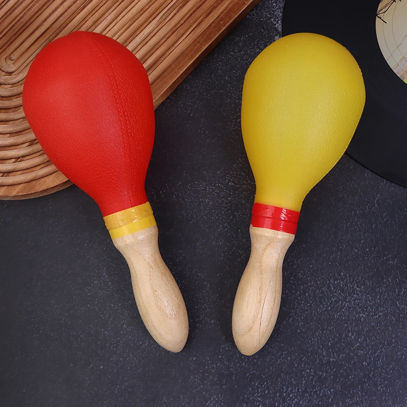 2 قطعة هزازات Maracas المهنية خشخيشات مطرقة الرمل آلة قرع لعبة موسيقية للأطفال حفلة KTV