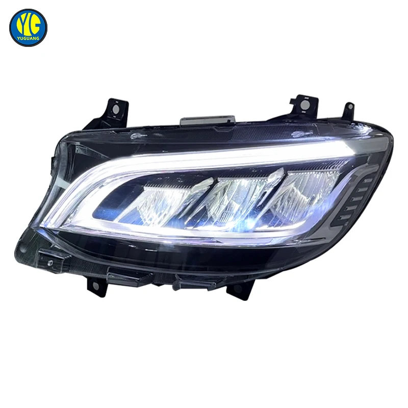 

High Quality LED Headlights For Mercedes-benz Sprinter W907 2019-UP Halogen Head Lamp Upgrade LED Projectors Assembly