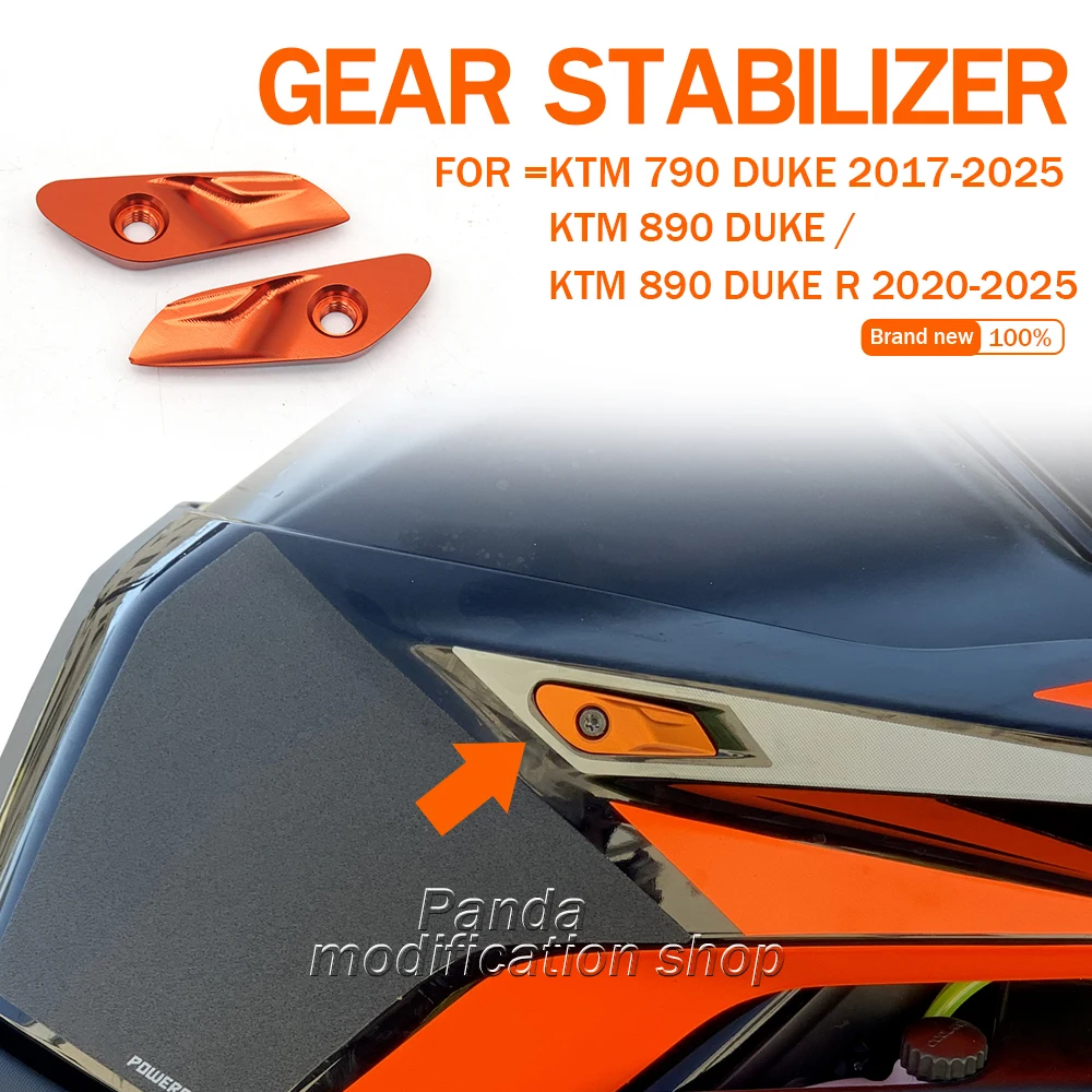 Para KTM 790 890 DUKE 890 R 890R 2020 2021 2022 2023 2024 2025 lengüetas de tanque cubierta decorativa de tanque de combustible