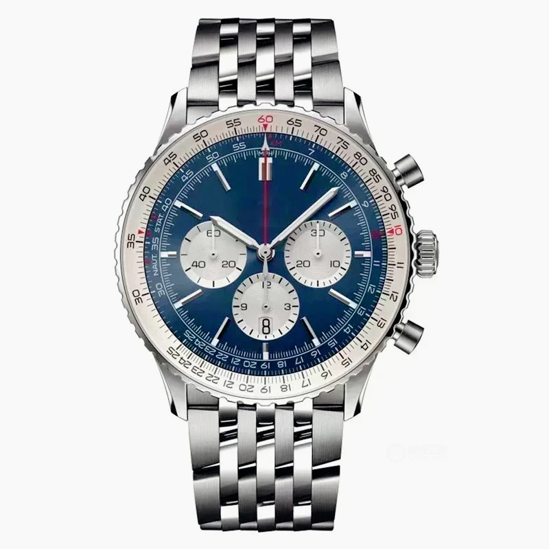 2026 hoogwaardig vrijetijdshorloge, multifunctioneel quartz chronograafhorloge voor heren, AAA, VK63 uurwerk AAAAA