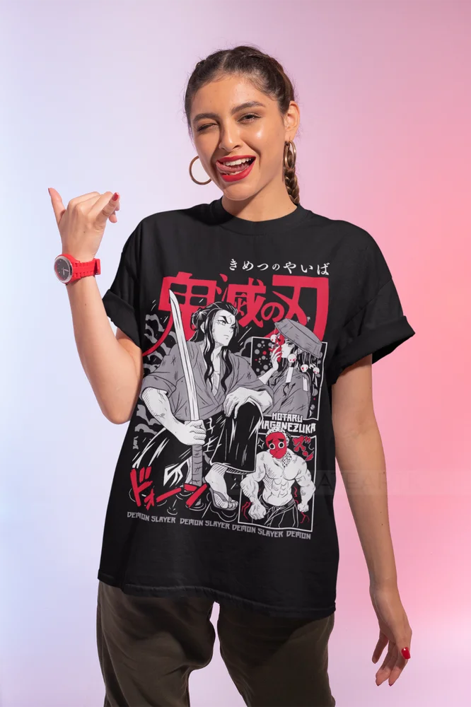 Hotaru Haganezuka T-Shirt Demon Slayer Anime Manga Strip Soft Tee All Sizes