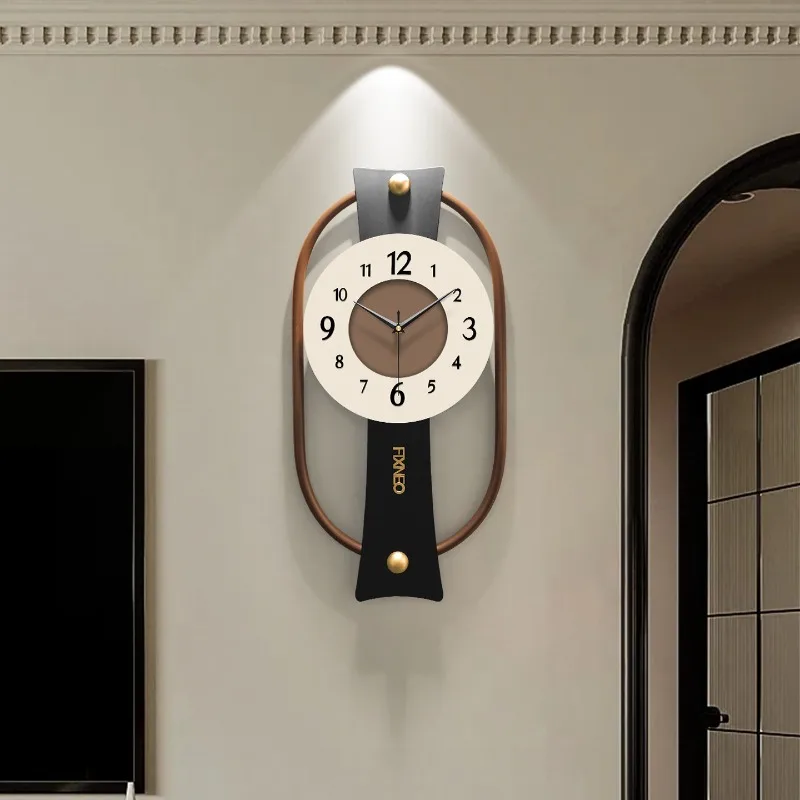 Korean Design Wall Clocks Aesthetic Minimalist Simple Fashion Wall Clocks Creative Luxury Horloge Murale Ornaments Home Decor