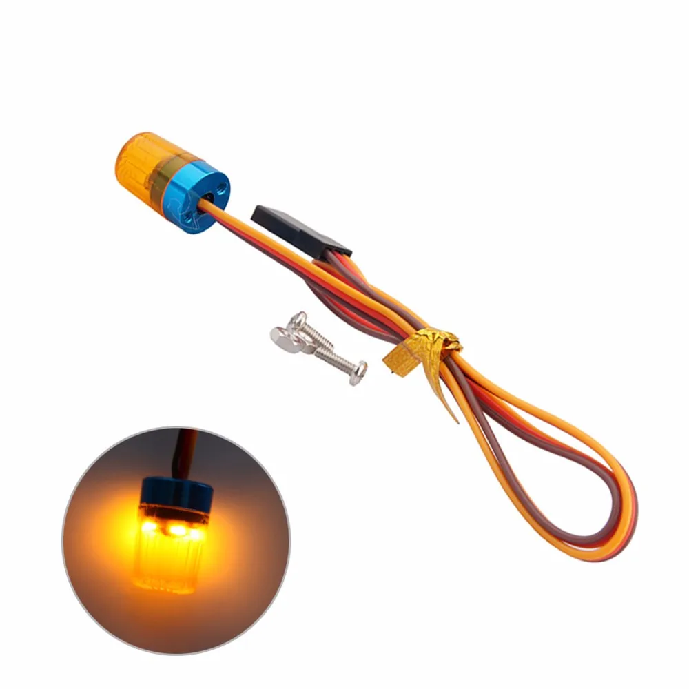 1Pcs RC Car Multi-function LED Lamp Strobing-blasting/Flashing/Rotating Light for RC Model Car