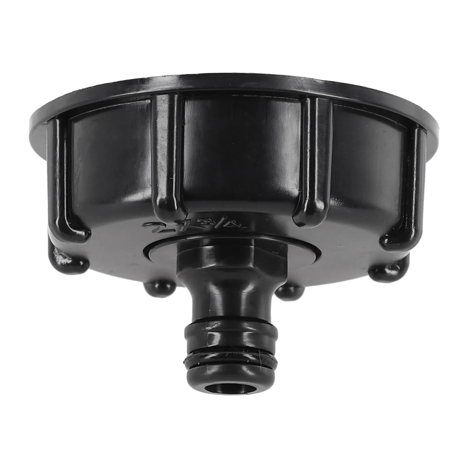 Plastic IBC Tank Adapter 60mm Coarse Thread Fitting For Water Containers 1000L With Threaded Cap Hole 2 Inch / 3/4 Inch Options