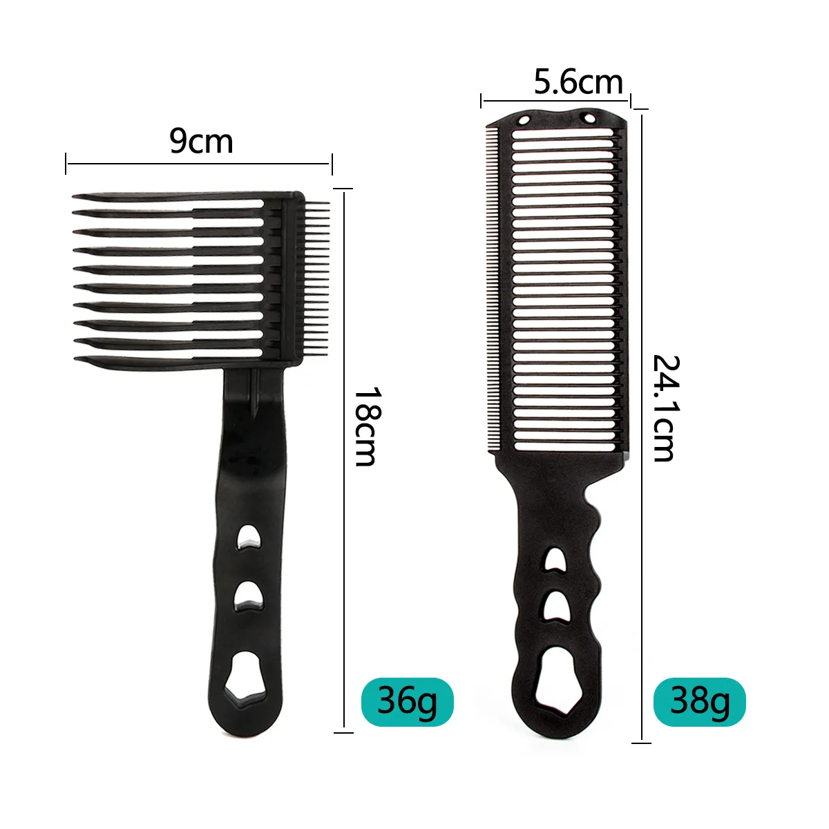 Men\'s Hair Cutting Comb Hair Salon Hairdresser Barber Combs Flat Head Short Hair Hairbrush Barber Shop Pro Styling Tools Y1226