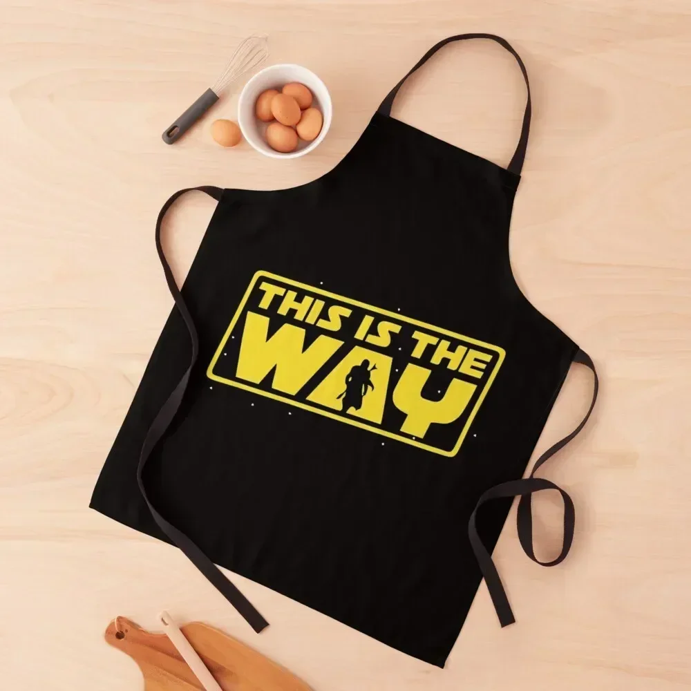 

this is the way Apron manicurist Kitchen Women Beauty Woman Work Apron