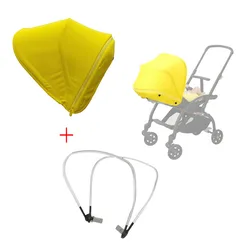 Stroller Sun Canopy For Bugaboo Bee Bee3 Bee5 Pushchair Awning Textile Or Sunshade Support Rod Clamps Baby Buggy Roof