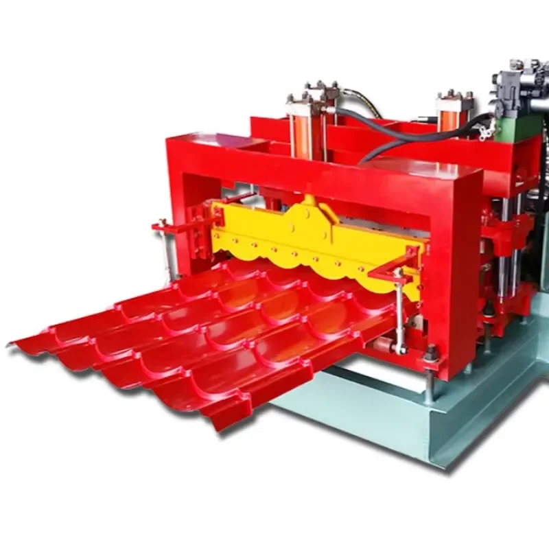 Bamboo Glazed Tile Machine Roof Tile Making Forming Machine