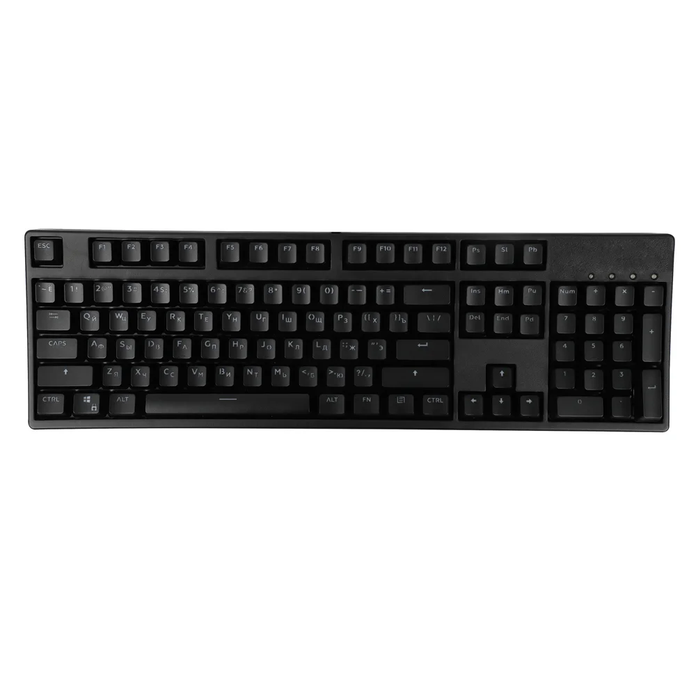 132 Keys Russian Keycaps Black ABS OEM Height for Mechanical Keyboard AULA F75 Ajazz Ak820 Pro Game PC Anne Pro 2 Akko Fun60pro